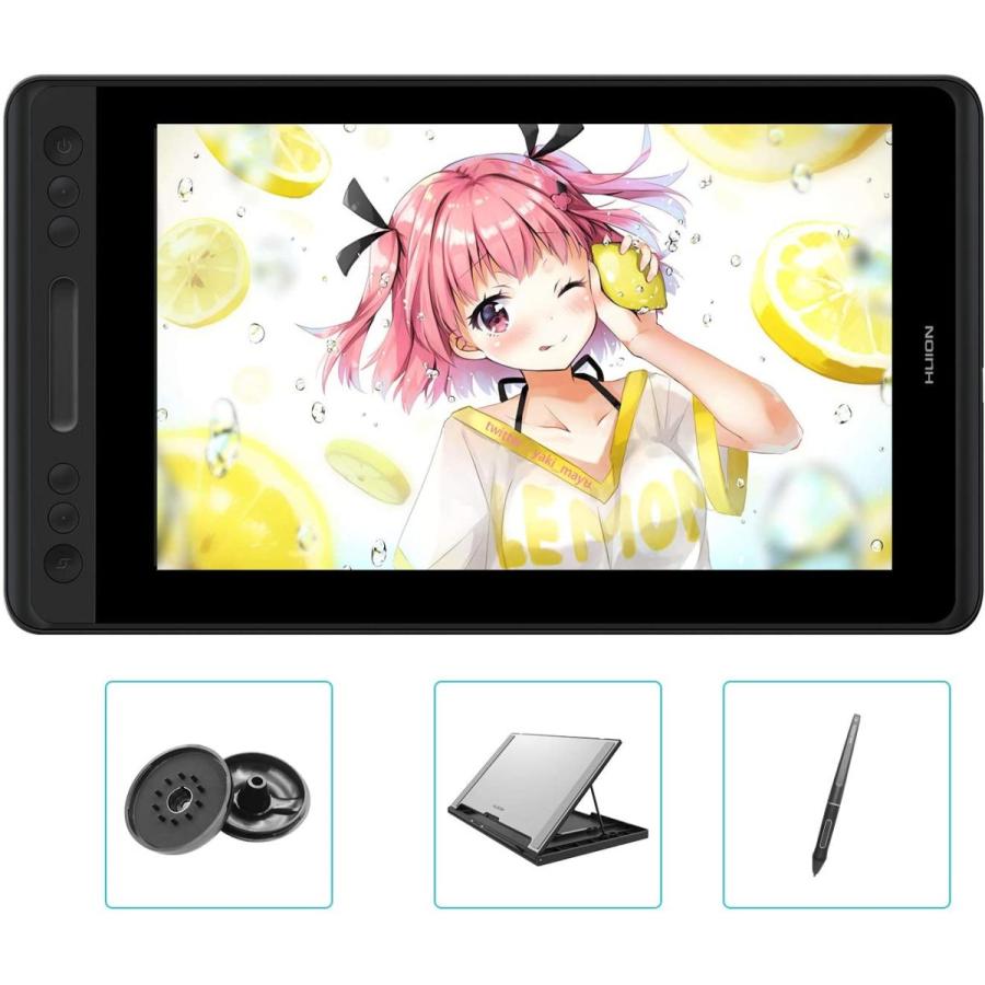 HUION液タブKamvas Pro12 Chrome OS 88.0以上でサポート可能な液晶 