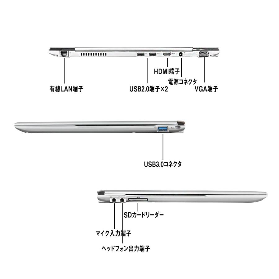 中古パソコン ノートパソコン ノートPC 東芝R632 第3世代 COREi5 Intel