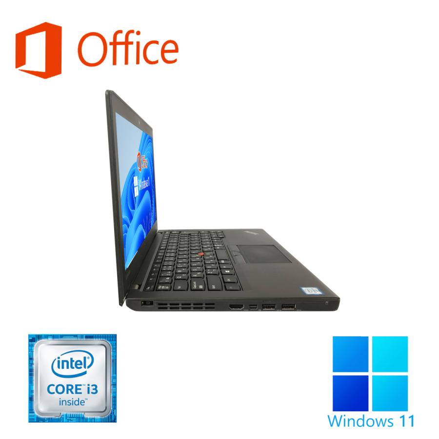 ノートパソコン 中古パソコン MS Office2019 Win11 Pro 第6世代Core i3 メモリ8GB 高速SSD128 12.5型 USB3.0 カメラWIFI Bluetooth ThinkPad レノボX260 訳あり｜pc-m｜04