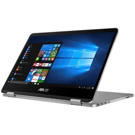 ASUS ノートパソコン VivoBook Flip【日本正規代理店品】Windows10/14.0型/128GB SSD/Celeron N3350/4GB/TP401NA-128GS/Aの画像