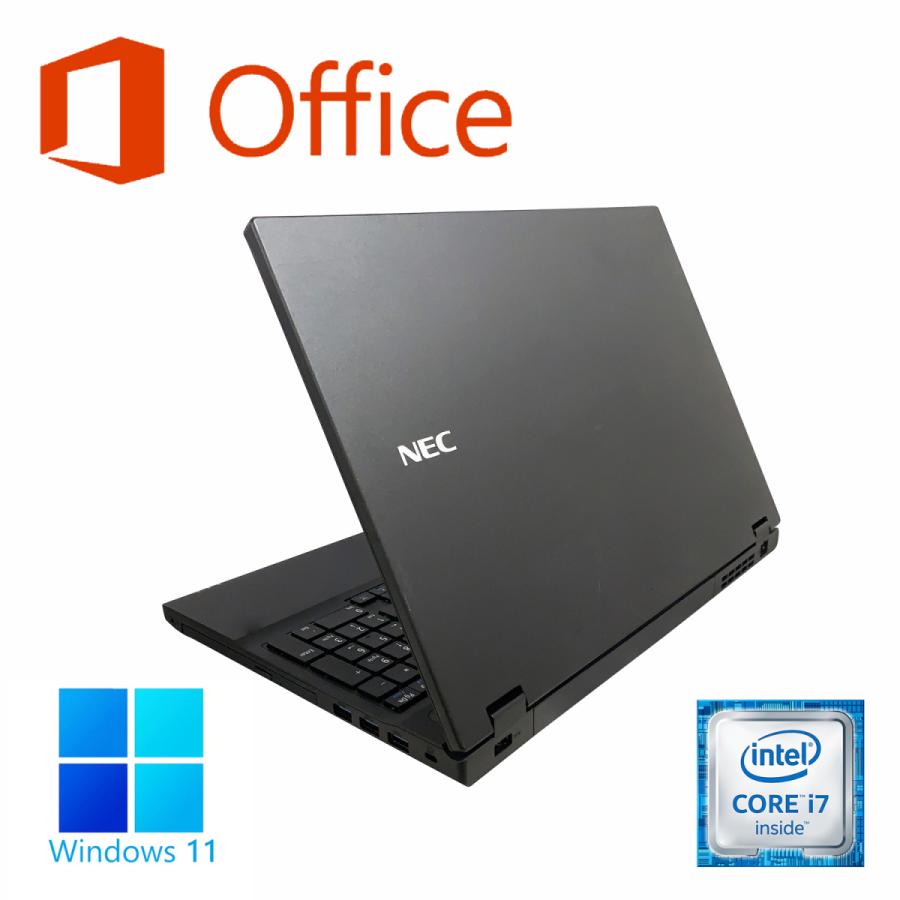 NEC Win11 ノートPC 中古 ノートパソコン MS Office2019 第6世代Core