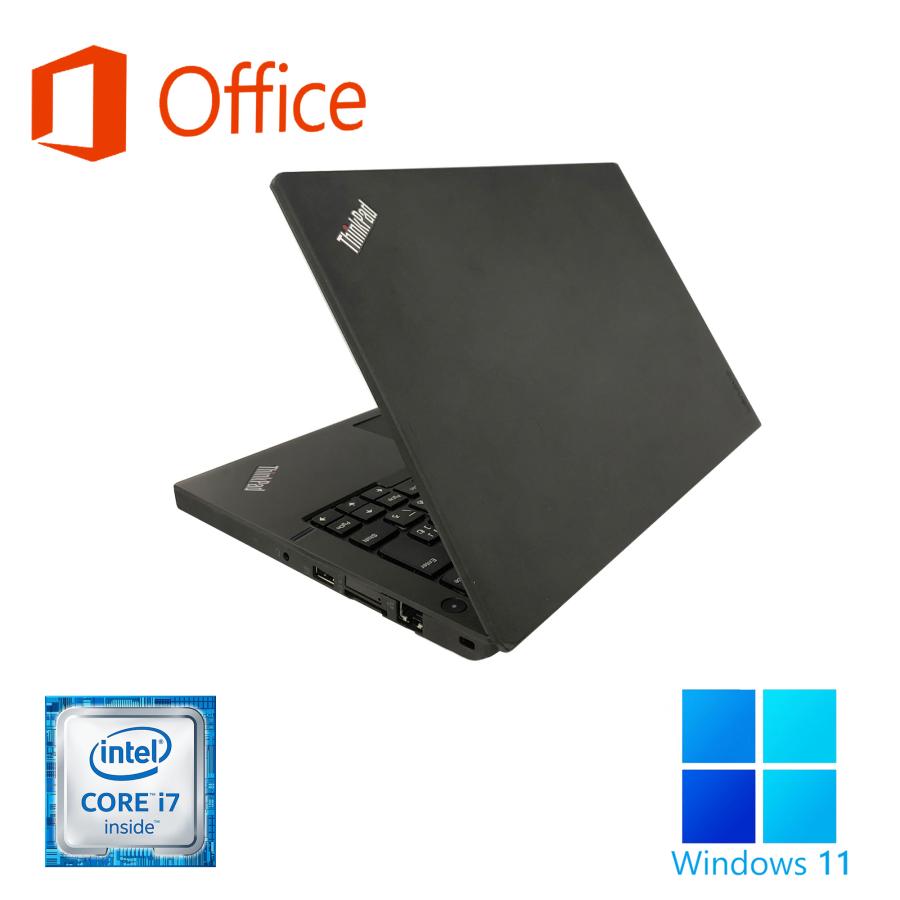 ノートパソコン ノートPC Win11  中古パソコン Corei7 第6世代 MS Office2019高速SSD256GB 大容量メモリ8GB 内蔵カメラ 12.5型 レノボ ThinkPad X260｜pc-m｜04