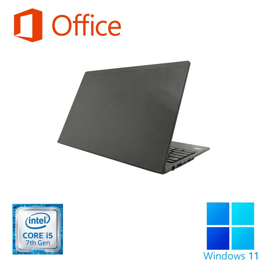 ノートパソコン 中古パソコン MicrosoftOffice 2019 第7世代COREi5 新品SSD512GB 新品メモリ8GB USB3.0 Win11 HDMI 無線WIFI 13.3型FULL HD 富士通 U937｜pc-m｜14