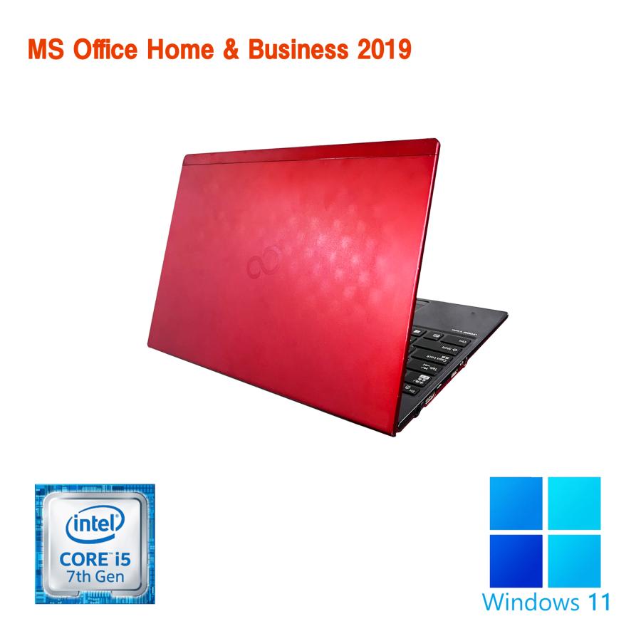 ノートパソコン 中古パソコン MicrosoftOffice SSD256GB/8GB メモリ 第7世代Corei5 Windows11 HDMI カメラ 薄い 13.3型 FULL HD 富士通 U937｜pc-m｜02