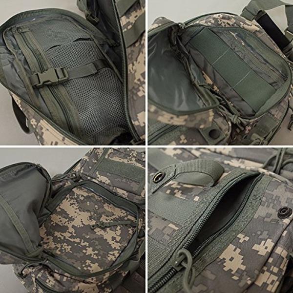 【防水・米軍レプリカ】ワンショルダーバッグ S139YN ブラック 布製 ミリタリー風_4