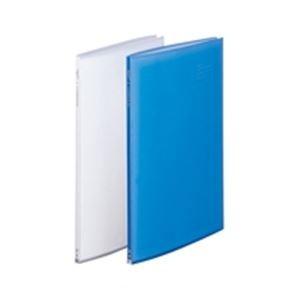 (業務用10セット) LIHITLAB クリアファイル/ポケットファイル 〔B4/タテ型〕 20ポケット 固定式 G3132-1 クリア