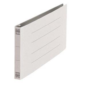 (業務用10セット) プラス フラットファイル/紙バインダー 〔統一伝票サイズ/2穴 10冊入り〕 062N グレー(灰)
