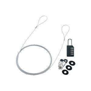 (業務用30セット) サンワサプライ セキュリティワイヤーロック SL-60