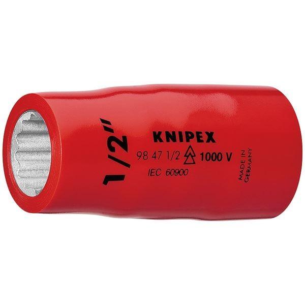 KNIPEX（クニペックス）9847-5／8 （1／2SQ） 絶縁ソケット 1000V