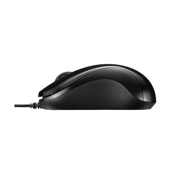 バッファロー 有線 光学式マウス3ボタンタイプ Sサイズ ブラック BSMOU050SBKZ 1個お得な3セットパック_2