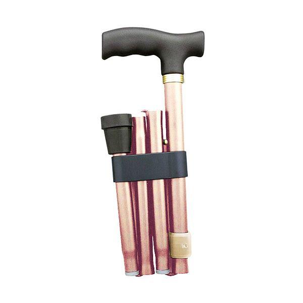 （まとめ）ナカバヤシ RQステッキエコノミータイプ 折りたたみステッキ 79〜89cm ブラウン RQS-E001BR 1本〔×5セット〕 RQS E001BR まとめ ナカバヤシ RQステッキエコノミータイプ 折りたたみステッキ 89cm ブラウン