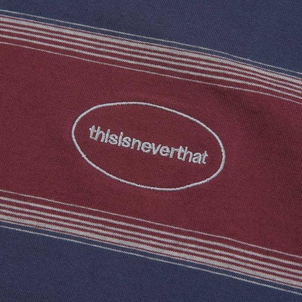 想像を超えての Thisisneverthat ディスイズネバーザット Tn21sts034 E Tロゴストライプ半袖tシャツ ブルーグレイ マゼンタ M Ds Pcメイト 通販 Yahoo ショッピング 激安特価 Www Lequotidien Mr