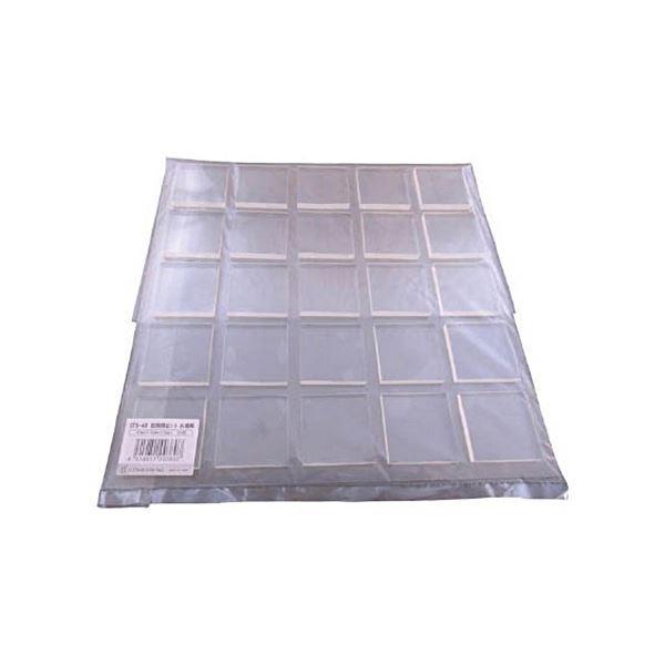 エクシール 耐震ゲル 転倒防止シート お徳用 径40×40×5mm(角型) GT5-40 1パック(25個)