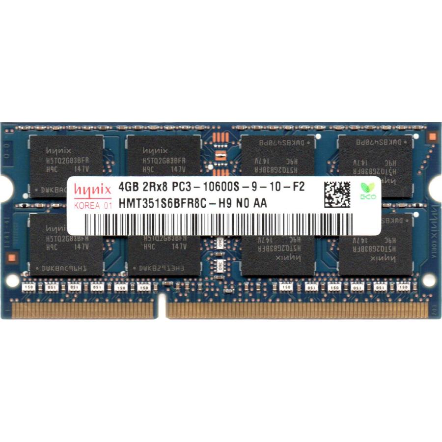 hynix PC3-10600S (DDR3-1333) 4GB SO-DIMM 204pin ノートパソコン用メモリ 型番:HMT351S6BFR8C-H9 両面実装 (2Rx8) 動作保証品 :10600s-4Gx1-hynix:電子部品商会 - 通販 - Yahoo!ショッピング hynix PC3-10600S (DDR3-1333) 4GB SO-DIMM 204pin ノートパソコン用メモリ 型番:HMT351S6BFR8C-H9 両面実装 (2Rx8) 動作保証品 :10600s-4Gx1-hynix:電子部品商会 - 通販 - Yahoo!ショッピング