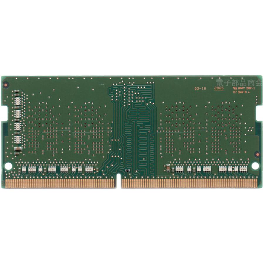 SAMSUNG PC4-21300S (DDR4-2666) 4GB 1Rx16 PC4-2666V-SC0-11 SO-DIMM 260pin ノートパソコン用メモリ 型番：M471A5244CB0-CTD 片面実装 (1Rx16) 動作保証品｜pc-parts-firm｜02