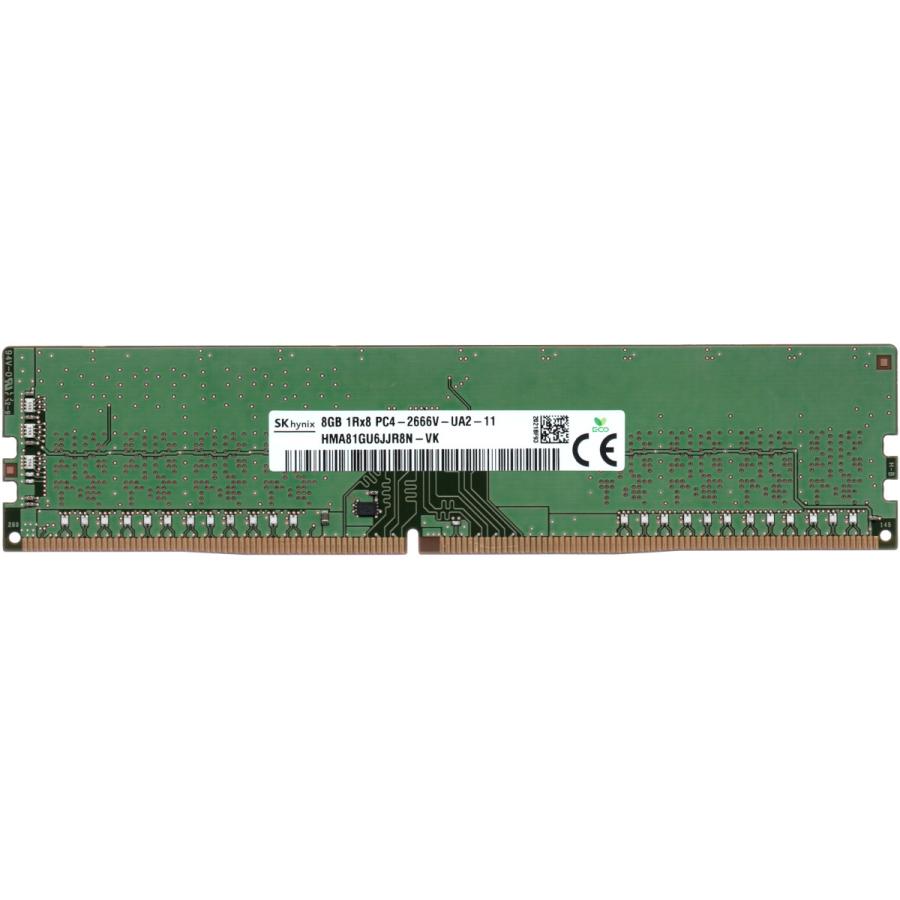 SK hynix の 8GB 1Rx8 PC4-2666V-UA2-11 DIMM 288pin SK hynix の 8GB 1Rx8 PC4-2666V-UA2-11 DIMM 288pin