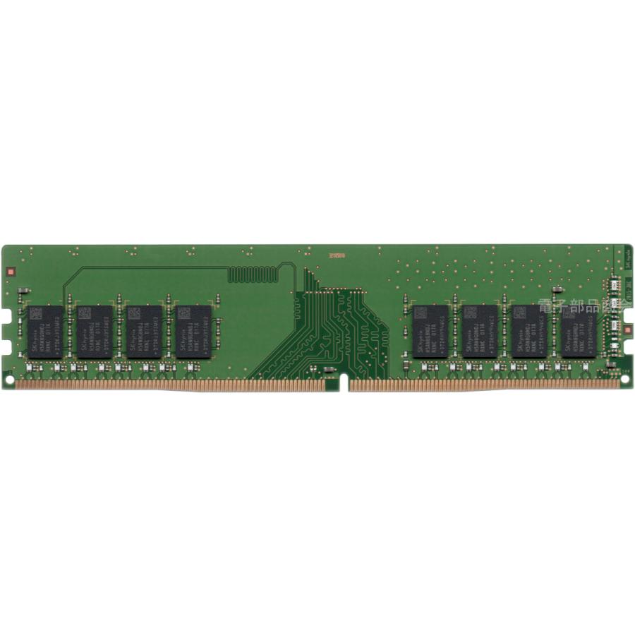 SK hynix PC4-25600 (DDR4-3200AA) 8GB 1Rx8 PC4-3200AA-UA2-11 DIMM 288pin デスク用メモリ 型番：HMA81GU6DJR8N-XN 動作確認済品【中古】｜pc-parts-firm｜02