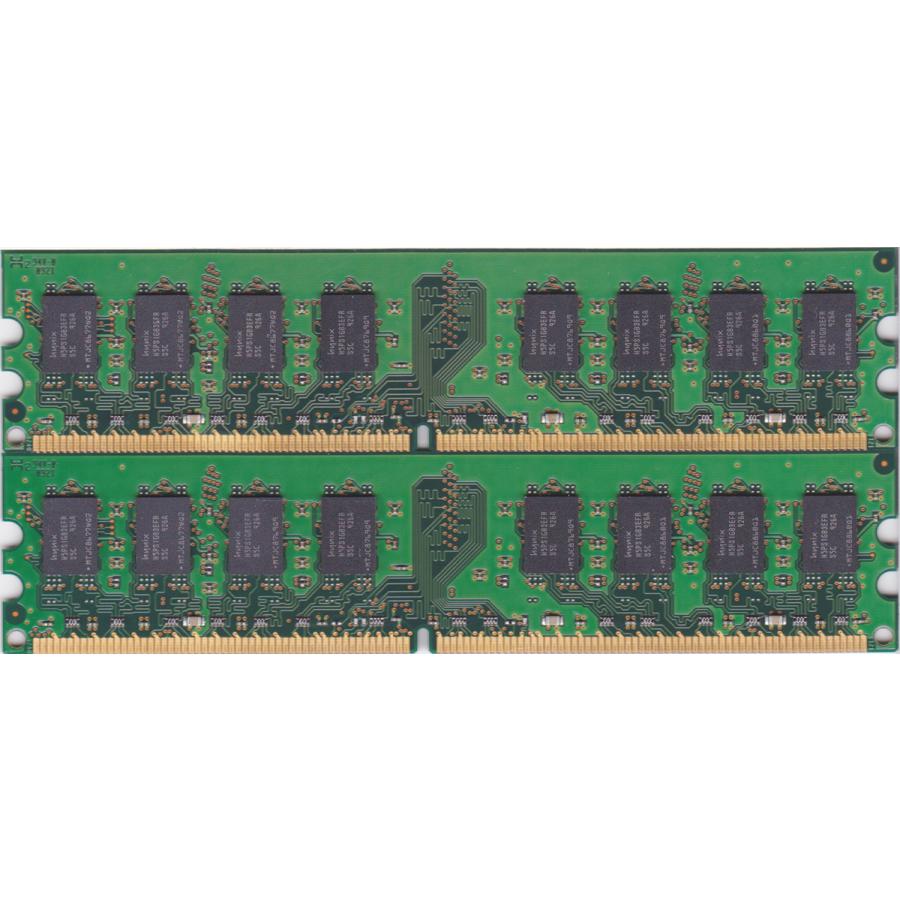 SanMax Technologies サンマックス PC2-6400U (DDR2-800) 2GB x 2枚組み 合計4GB 240pin DIMM 4G Kit デスクトップパソコン用メモリ 動作確認済品【中古】｜pc-parts-firm｜02