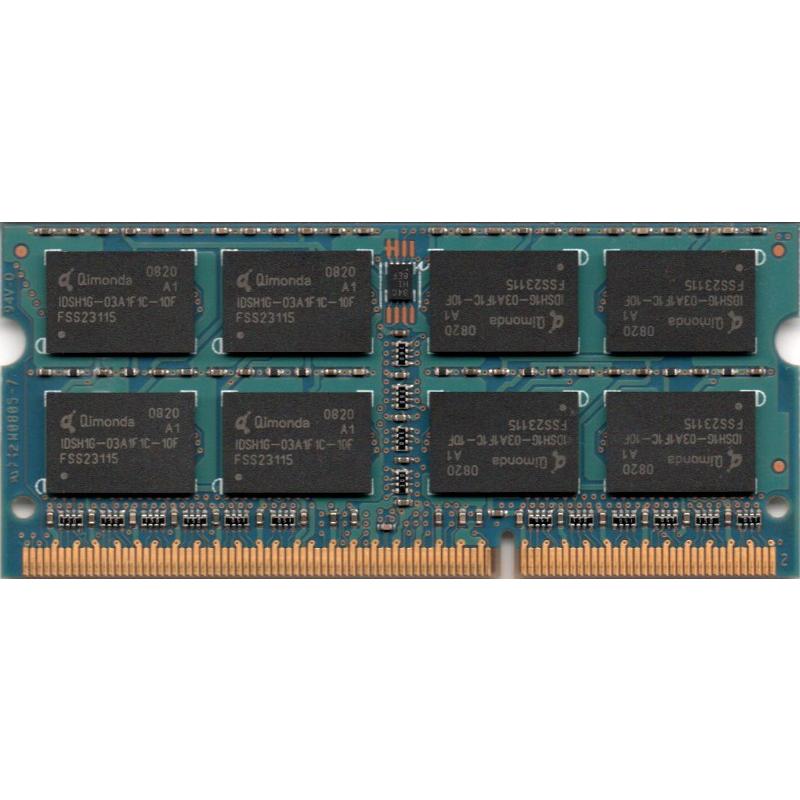 Qimonda Pc3 8500s Ddr3 1066 2gb So Dimm 4pin ノートパソコン用メモリ 型番 Imsh2gs13a1f1c 10f 両面実装 2rx8 動作保証品 中古 8500s 2gx1 Qimonda 電子部品商会 通販 Yahoo ショッピング