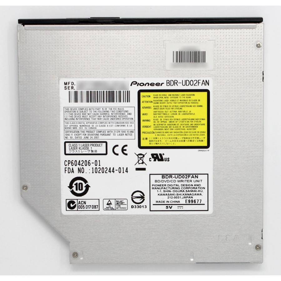 Pioneer パイオニア 9.5mm（ウルトラスリム）スリムラインSATA接続  