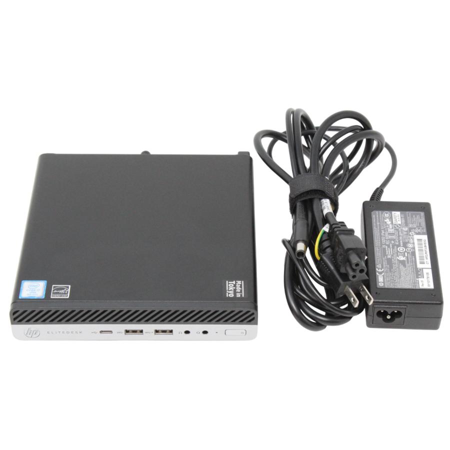 ミニPC #7 HP EliteDesk800G4DM 35W i7 16G SSD256 EliteDesk 超小型！ HP 800 G4 DM 35W｜第8世代 i7-8700T