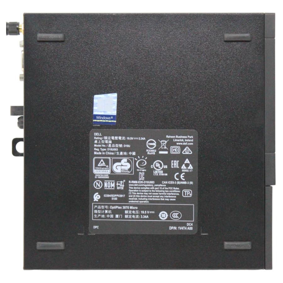 OptiPlex 超小型PC! Dell 3070 Micro / Windows 11 Pro 64bit OptiPlex 超小型PC! Dell 3070 Micro / Windows 11 Pro 64bit
