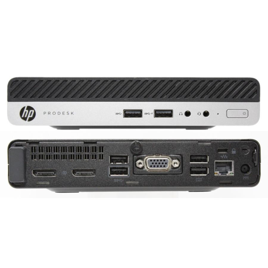 【大特価！】HP ProDesk 400 G5 DM/ Windows 11 Pro 64bit Core i5-9500T、メモリ：16GB  新品NVMe M.2 SSD：512GB搭載、HDD500GB、Wifi、Bluetooth【中古】