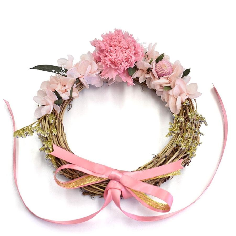 プリザーブドフラワー リース カーネーション プレゼント ギフト ブリザードフラワー 結婚式 花 誕生日プレゼント 女性 母 退職祝い 結婚祝い 4点セット