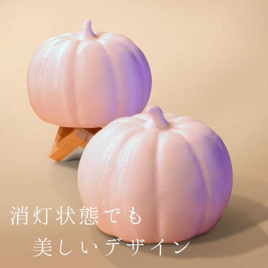 LED対応 間接照明 テーブルランプ ハロウィン 照明 インテリア おしゃれ かぼちゃのランプ カボチャ 寝室 おしゃれ 照明 3Dプリント |  | 06