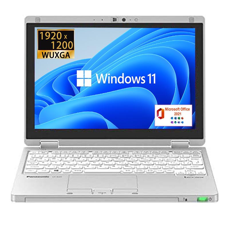 ノートパソコン ノートPC 第七世代Corei5 超軽量2in1 10.1型(1920x1200)  Panasonic Let’s note CF-RZ6 Win11 MSoffice2021 SSD128GB メモリ4GB カメラBT 無線｜pc-stp｜02