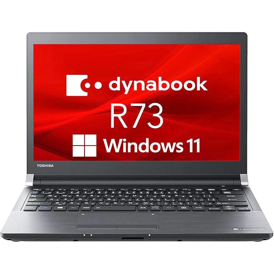 ノートパソコン ノートPC 中古パソコン 第6世代Corei5  驚速SSD256GB メモリ16GB MSOffice2021 Windows11 13.3型 東芝 dynabook R73 無線 BT USB3.0 HDMIの画像