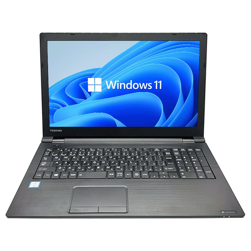爆買 パソコン ノートパソコン ノートPC 第八世代Corei5 Windows11 MSOffice2024 メモリ8GB SSD256GB 東芝 Dynabook B65 /B55 15.6型 DVD-RW テンキ BT無線 HDMIの画像