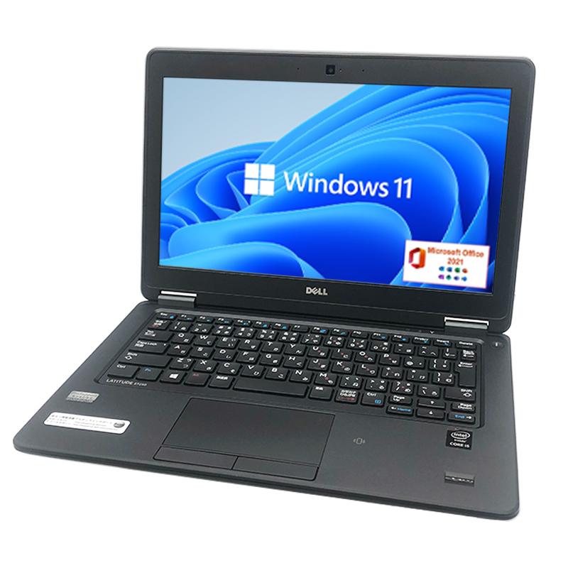 パソコン ノートパソコン PC 第五世代Corei5 驚速起動 SSD128GB メモリ8GB 12.5型 中古美品 Windows11 MSoffice2021 DELL Latitude E7250 BT カメラ 無線 HDMI｜pc-stp｜02