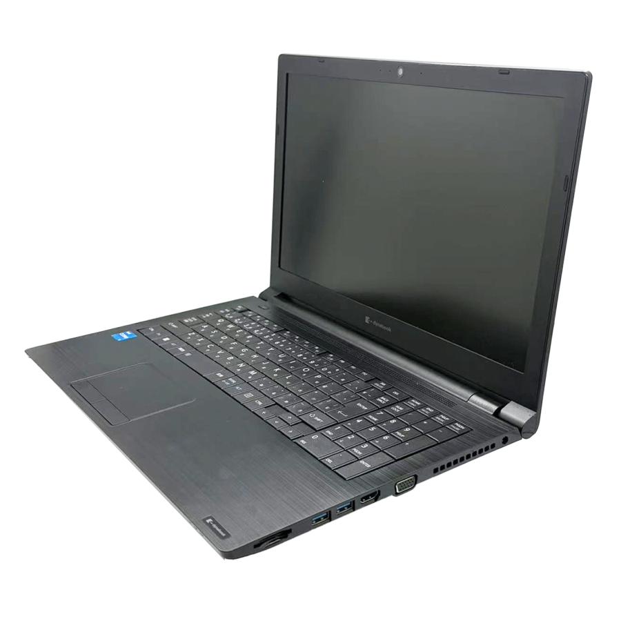 爆買 パソコン ノートパソコン 中古PC 第11世代Corei5 SSD512GB メモリ16GB 東芝 dynabook B65/HS Windows11 MSoffice2024 15.6型 HDMI BT 無線 カメラ DVD-RWの画像