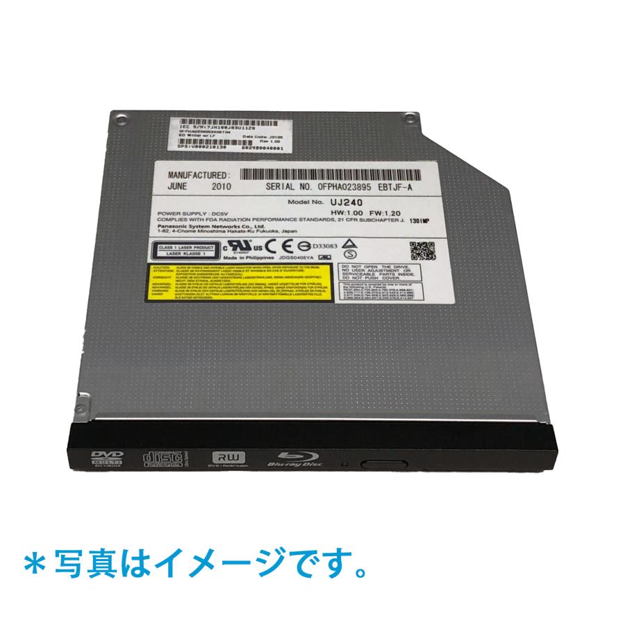 Panasonic (パナソニック) UJ-240 / UJ240 12.7mm Blu-rayドライブ 読み込み 書き込み可能 ブルーレイディスクドライブ BD/DVD/CD対応  SATA接続 光学ドライブ｜pc-stp｜02