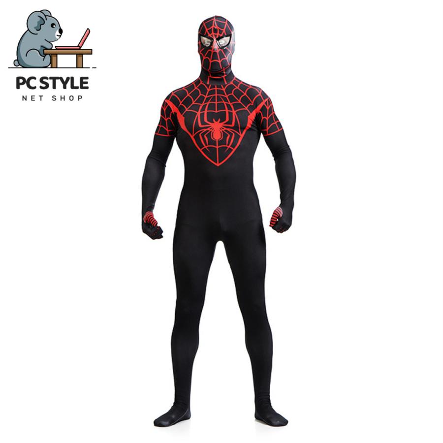 スパイダーマン 全身タイツ コスプレ 男性 女性 子供 弾力と伸縮