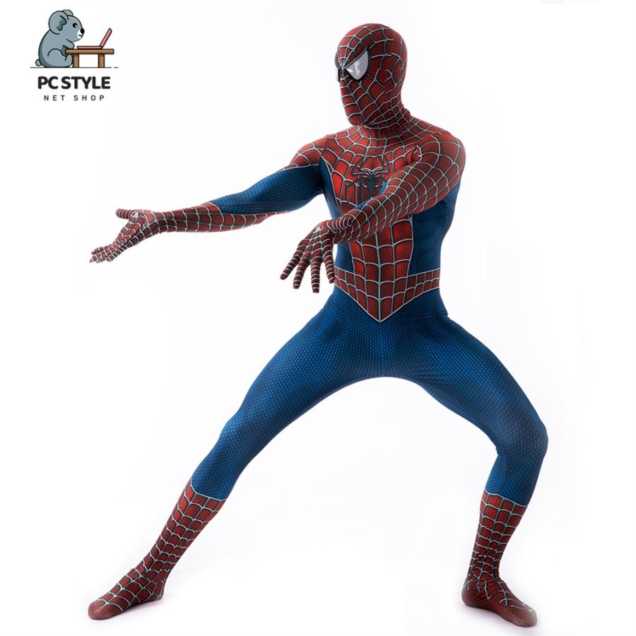 スパイダーマン コスプレ 全身タイツ 子供 大人 ジャンプスーツ コスチューム ハロウィン 大人 仮装 衣装 コスプレ衣装 キャラクター｜pc-style｜07