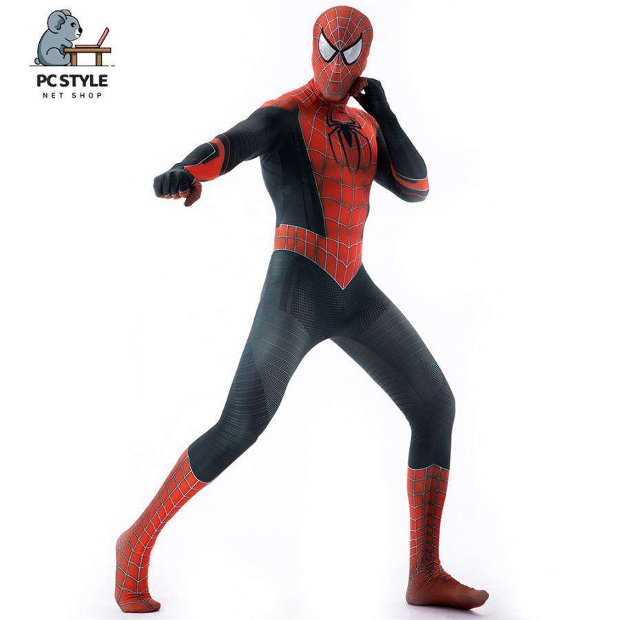 スパイダーマン コスプレ 全身タイツ ジャンプスーツ コスチューム