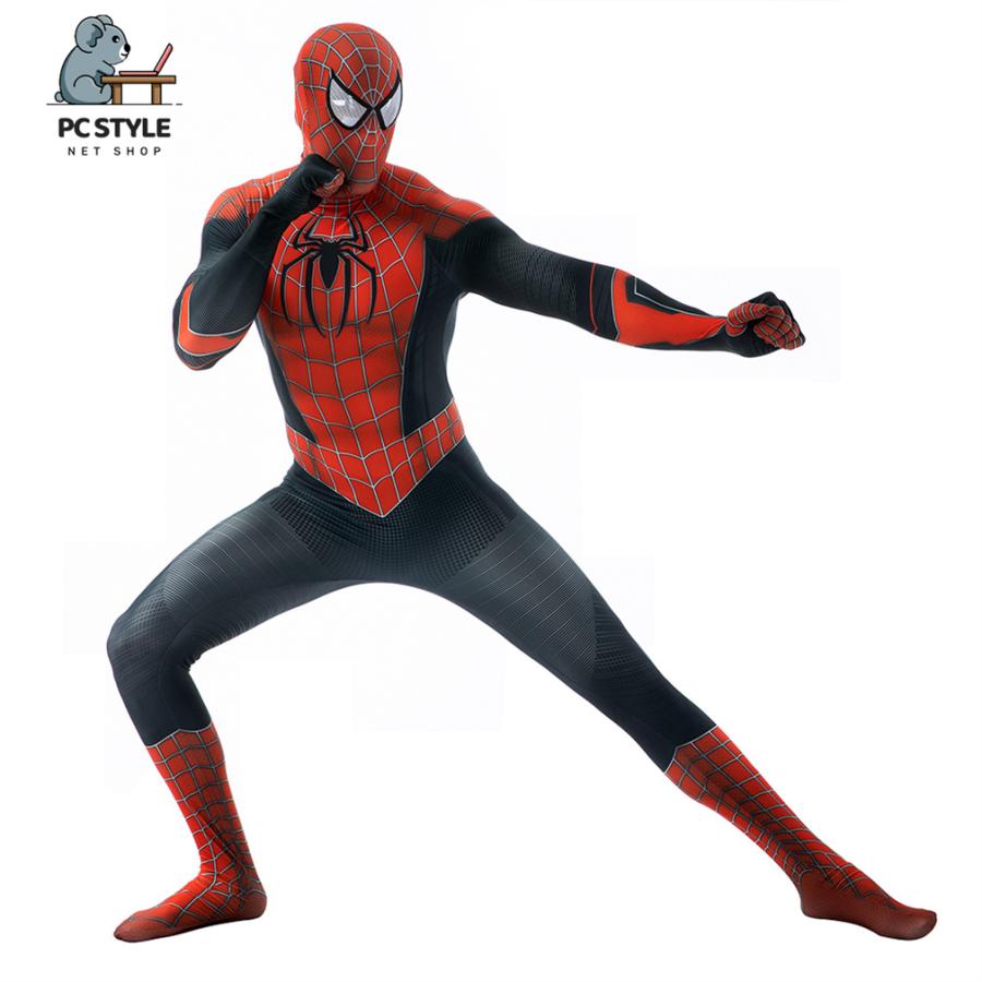 スパイダーマン コスプレ 全身タイツ ジャンプスーツ コスチューム