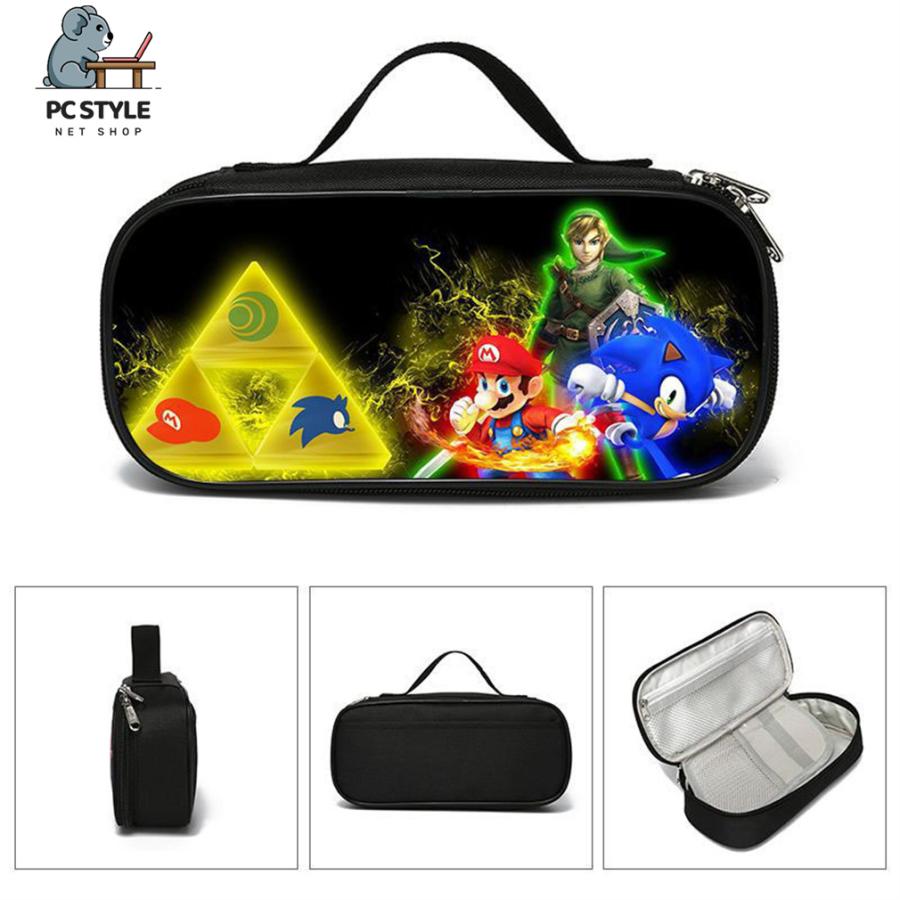 ソニック・ザ・ヘッジホッグ ペンケース 筆箱 筆入れ 小物収納 ふでば