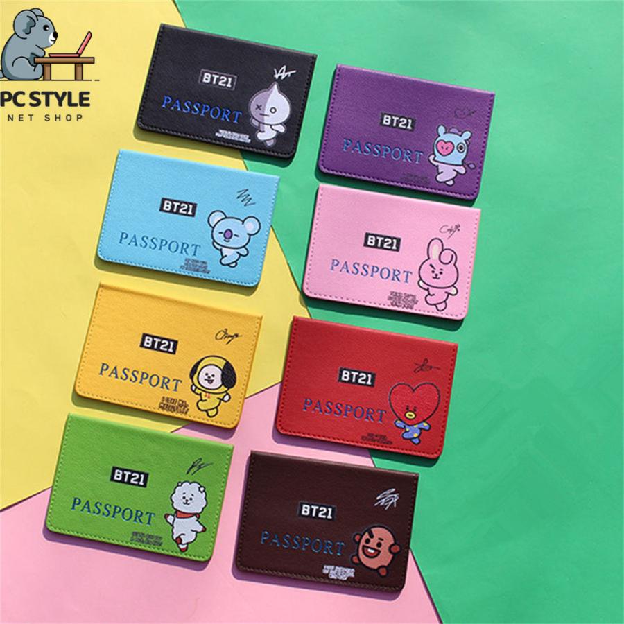 セール パスポートケース パスポート入れ BT21 旅行グッズ 14.3 セール パスポートケース パスポート入れ BT21 旅行グッズ 14.3