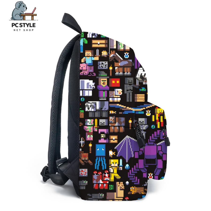 マイクラ　寝具セット＆ショルダーバッグ kc-cmss1-mct-gn.jpg