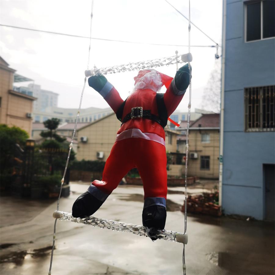 イルミネーション 暖色 クリスマスライト ハシゴライト 装飾灯 クリスマス はしごサンタクロースライト コンセント式 クリスマス