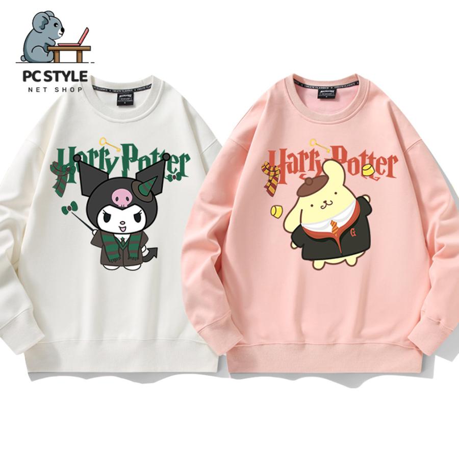 サンリオ&ハリポタ クロミ ポムポムプリン パーカー 長袖T サンリオ&ハリポタ クロミ ポムポムプリン パーカー 長袖T