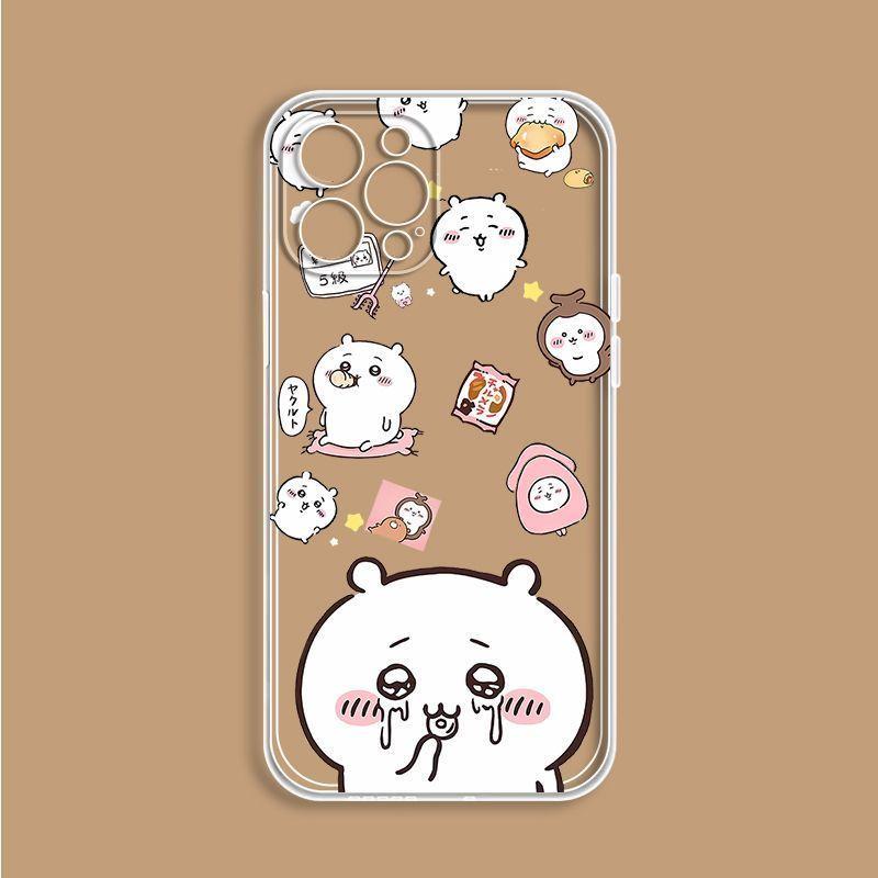 ちいかわ ハチワレ うさぎ スマホケース iphoneケース 透明