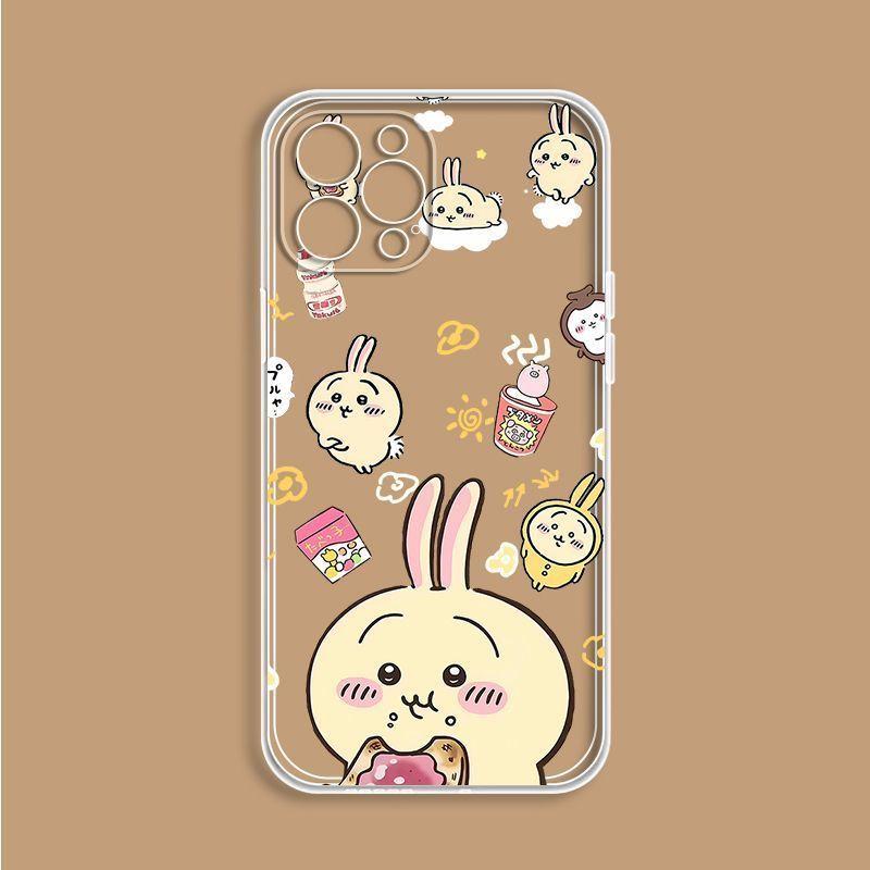 ちいかわ ハチワレ うさぎ スマホケース iphoneケース 透明