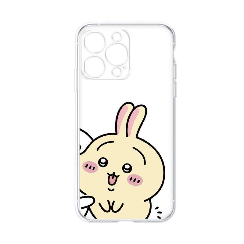 ちいかわ ハチワレ うさぎ  スマホケース iphoneケース カップルお揃い 透明クリア スマホカバー iphone多機種対応 癒しグッズ  プレゼント ギフト 誕生日｜pc-style｜03