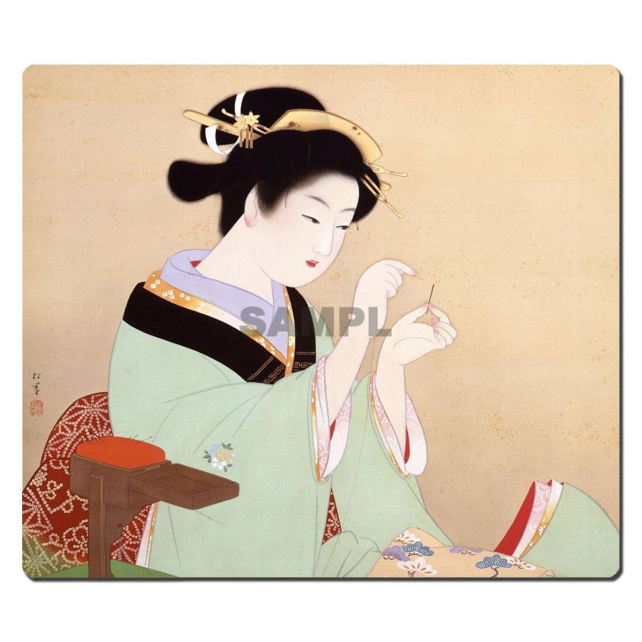 マウスパッド オリジナル 浮世絵 浮世絵マウスパッド 10004 上村松園 - 娘 | 