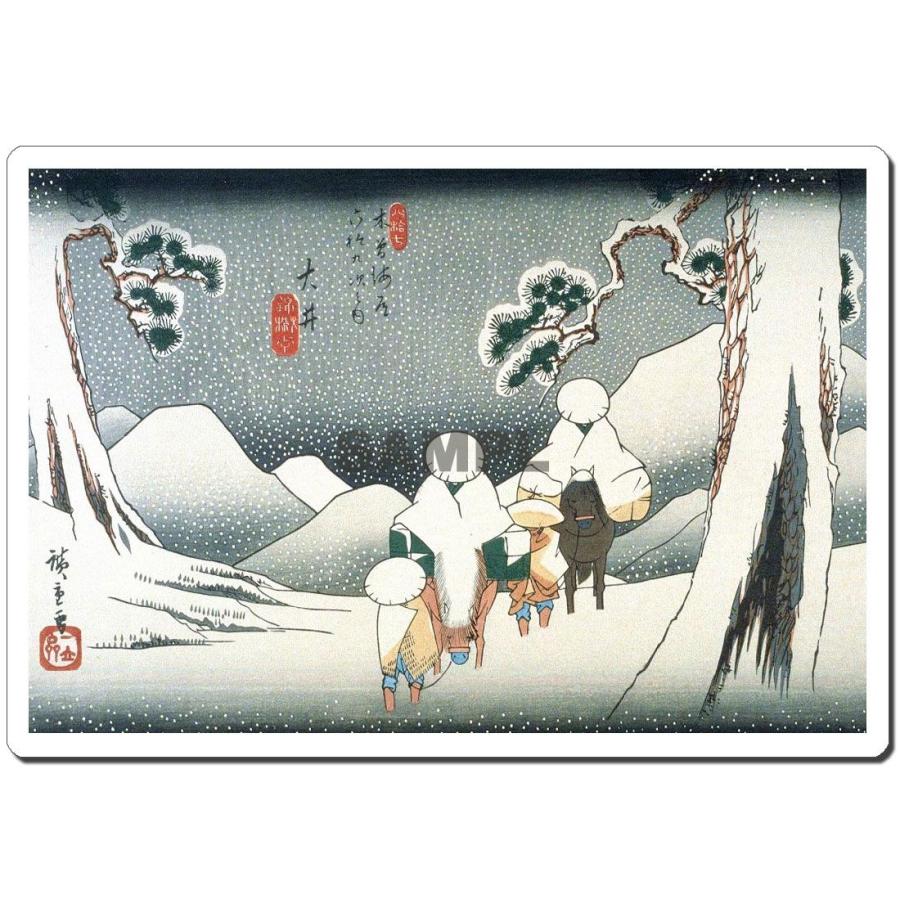 マウスパッド オリジナル 浮世絵 浮世絵マウスパッド 1008 歌川広重 - 大井 | 