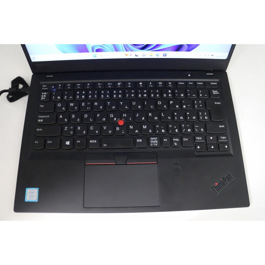 Lenovo ThinkPad X1 Carbon 6th gen. ノートパソコン　第８世代CPU・SSD搭載 　Windows11　SSD128GB｜pc119｜03